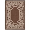 thumbnail image 5 of SAFAVIEH Courtyard Claire Rooster Indoor/Outdoor Area Rug, 5'3" x 5'3" Round, Chocolate/Natural, 5 of 10