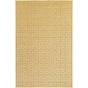 apartment AH Malibu Machine Made Geometric Indoor/Outdoor Area Rug, Yellow