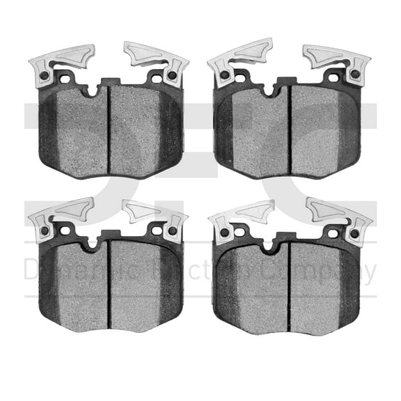 Dynamic Friction Company 5000 Advanced Brake Pads - Low Metallic 1552-1867-00-Front Set