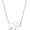 White Gold Plated, variant on White Gold Plated 925 Sterling Silver High Polished Cute Mini Small Lucky Elephant Dainty Pendant Necklace For Women, 16" + 2" Chain