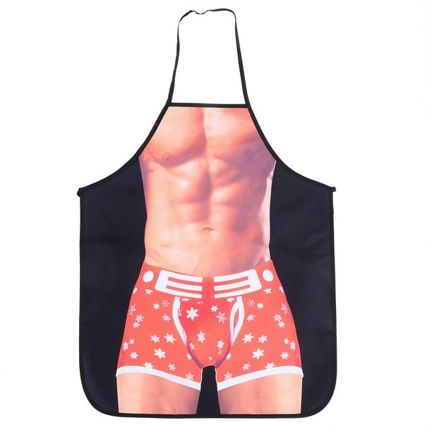 Delantal de cocina para hombre y mujer, Delantal de cocina divertido 3D Delantal de cocina divertido Delantal D Rendimiento confiable