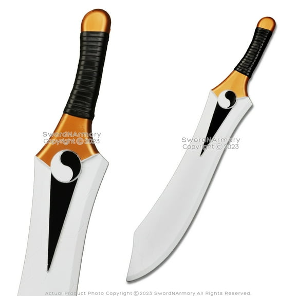 30.5” Foam Kanshou Bakuya Dual Short Sword Fate Fantasy Anime White