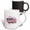 Multicolor, variant on 3drose, the Word Usa and Fireworks. Memorial Day Patriotic Gift for Everyone, 11oz Two-tone Blue Mug