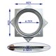 thumbnail image 2 of Lazy Susan Hardware 6 pulgadas, paquete de 10 placas de rodamiento giratorias cuadradas, capacidad de 500 libras, rodamientos de plataforma giratoria Lazy Susan para bandejas de servir, estantes de al, 2 of 5