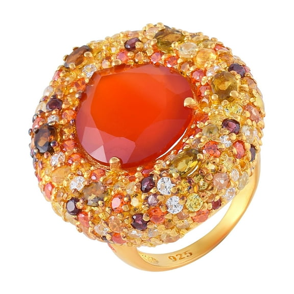 Carnelian Gemstone Ring