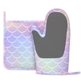 thumbnail image 3 of Kll Fish Scale1 Oven Gloves And Pot Holders Grill Gloves - Oven Gloves And Pot Holders, Non-Slip Cooking Gloves With Recycled Pads, 3 of 9