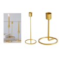 thumbnail image 1 of Candelabro de 2 piezas para el hogar, dormitorio de bodas, , decoración, regalos Soledad Candelabros europeos de hierro, 1 of 10