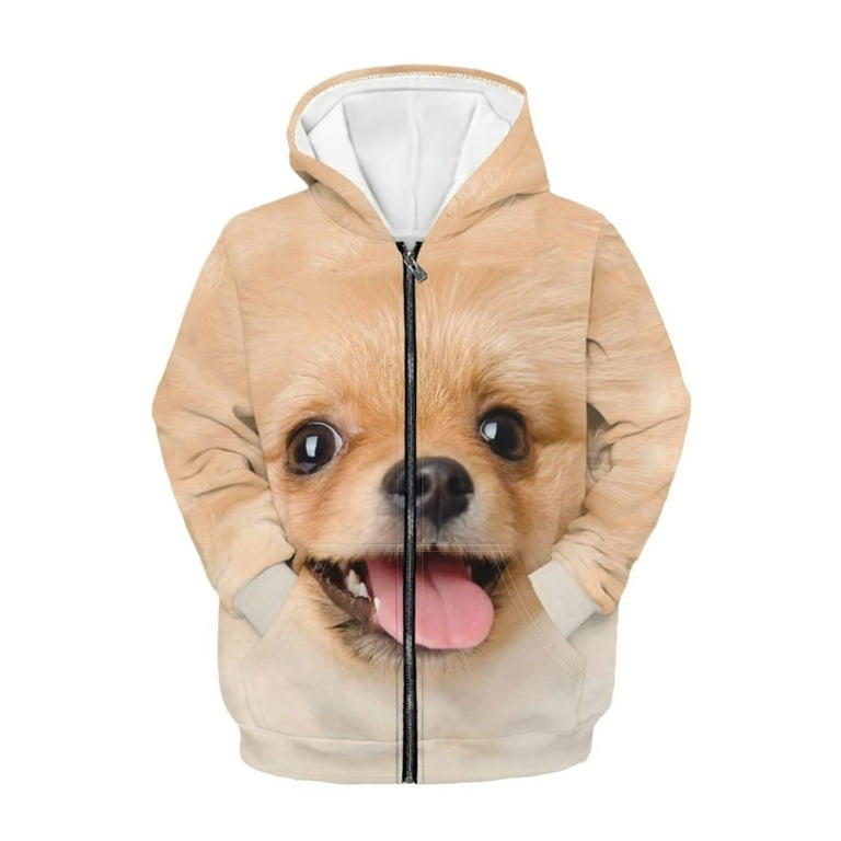 Pzuqiu Cute Dog Zip Up Hoodies for Teen Girls Y2K 14-16 Years Y2K  Sweatshirt Active Sport Outfits,Aesthetic Daily Wear Clothing Fit for  Fall/Spring Workout Running Casual Tracksuit with Big Pocket 