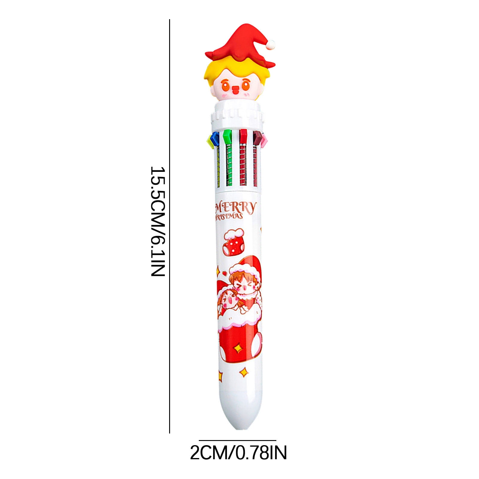 Style Cute 10 Colors Press Ballpoint Pen, 1Pc Cute Pen Class Stationery Prize