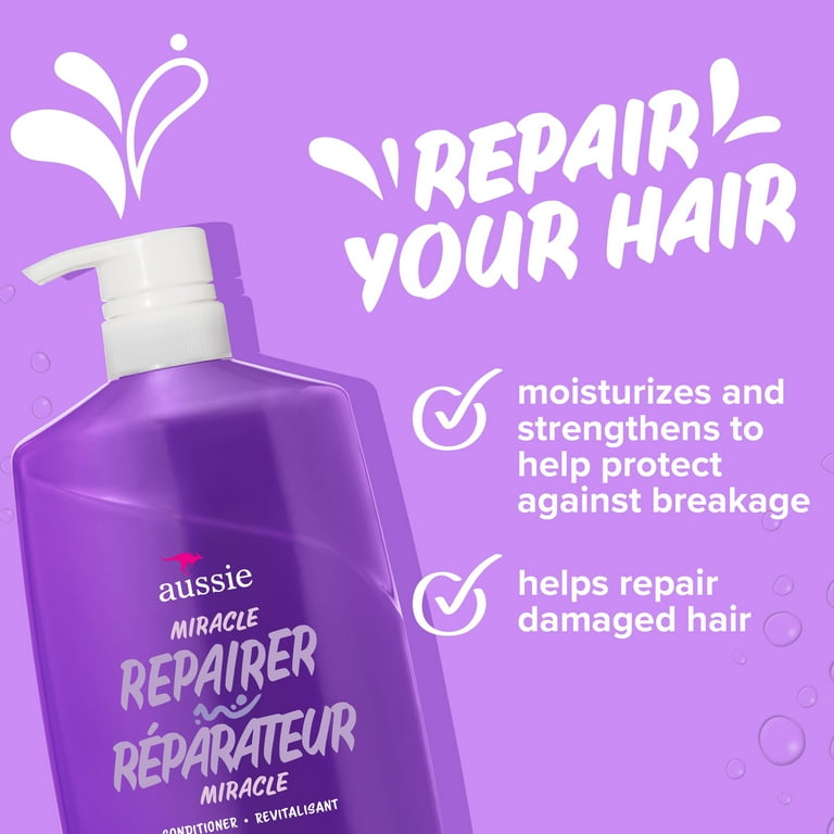 Aussie Miracle Repairer Conditioner with Aloe for All Hair Types