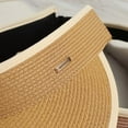 thumbnail image 5 of Foldable Straw Cowboy Hat with Wide Brim for Sun and Casual Western Style Outdoor Beach Wear, 5 of 6