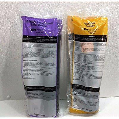 KINETICO K2 K5 9309A Yellow Sediment /& 9306B Orange Taste Odor Cartridges Filter