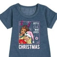 thumbnail image 3 of Barbie - Holidays & Christmas - Just A Girl Who Loves Christmas - Toddler & Youth Girls Fleece Dress, 3 of 5