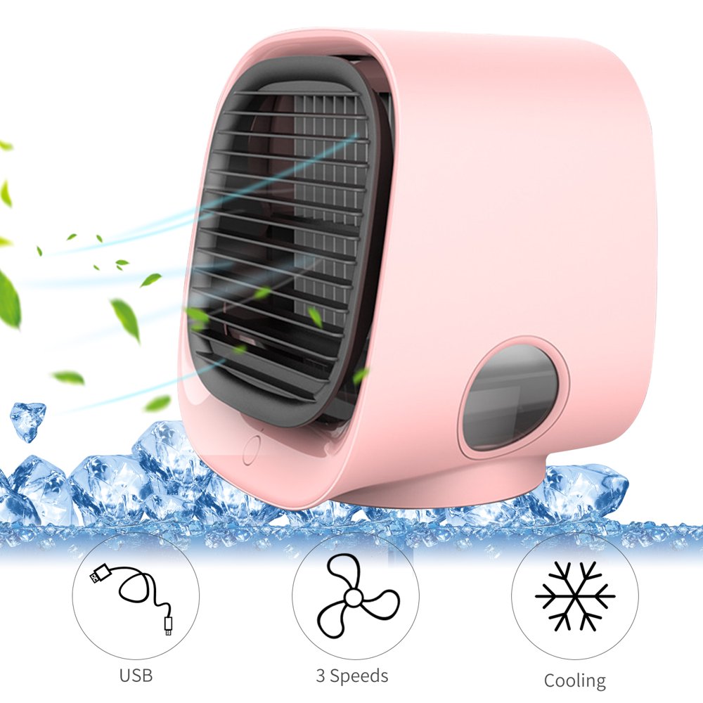 Desktop Air Cooler Air Conditioner Fan Small USB Desk Fan Air Cooler 3