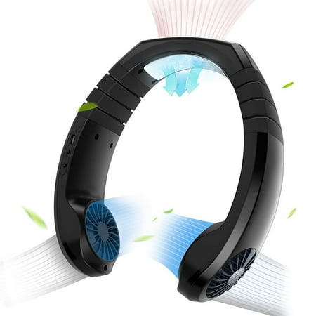 

alextreme Personal Air Conditioner Neck Fan Cooler Portable Smart Cooling Neckband Fan Rechargeable New Household Supplies