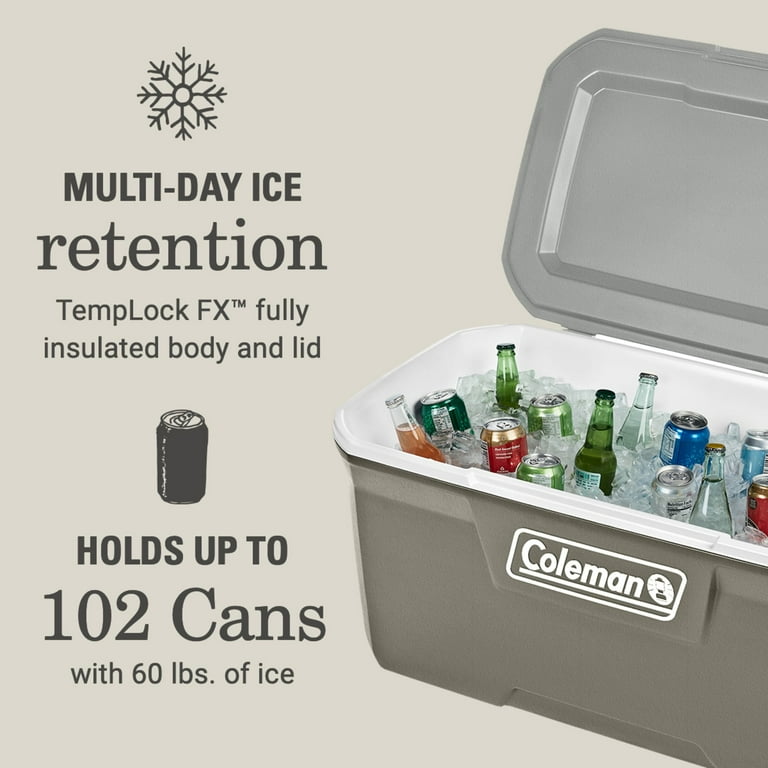 Coleman 316 Series 120QT Insulated Hard Cooler with 102 Can