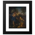 thumbnail image 2 of Follower of Pietro da Cortona 15x18 Black Modern Framed Museum Art Print Titled - Noli and Rangere, 2 of 5