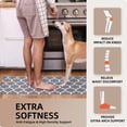 thumbnail image 6 of Cushioned Anti-Fatigue Kitchen Mats, Waterproof and Non-Slip Kitchen Comfort Mats for Kitchen,Gray, 6 of 8