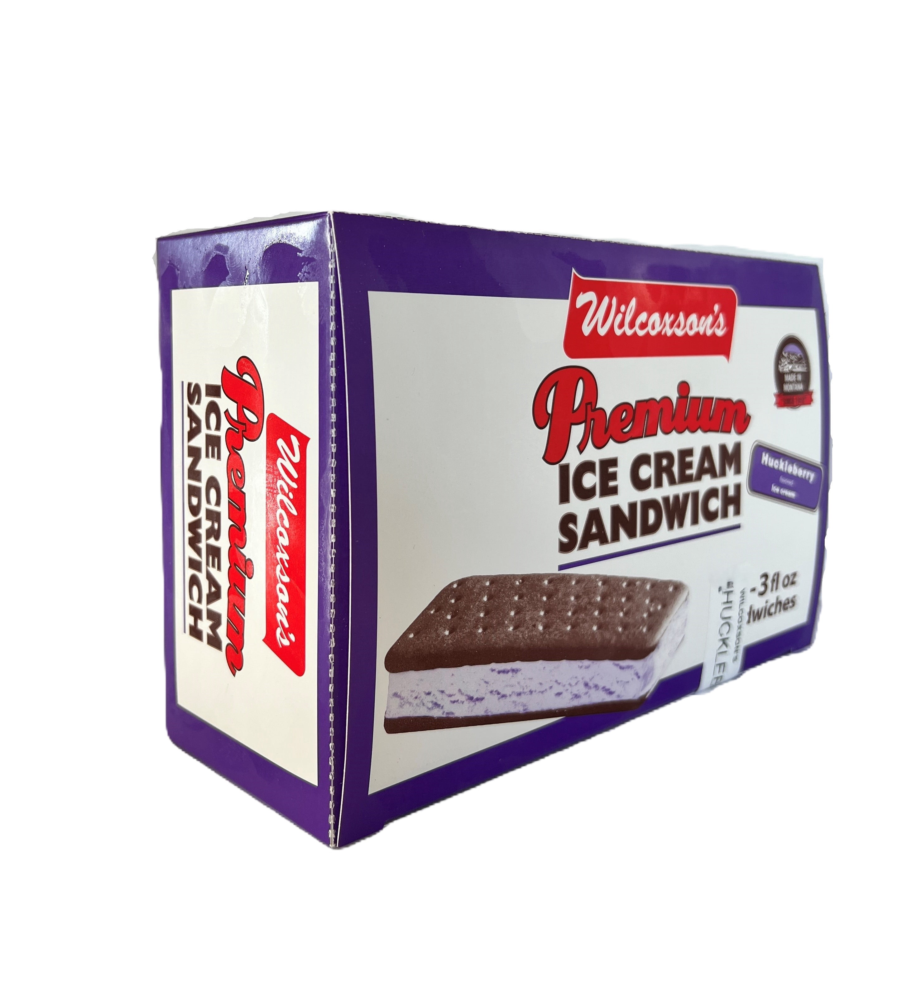 Wilcoxson's Huckleberry Ice Cream Sandwich