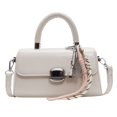 thumbnail image 5 of Bolso de hombro informal de moda de mano de estilo coreano, nuevo bolso de mensajero sencillo de primavera 2025, bolso cuadrado pequeño de alta gama, 5 of 5