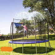 Toyify Trampoline Sprinkler Water Park, Outdoor Water Game Sprinkler for Trampoline, Fun Summer Backyard Water Park Toy for Boys and Girls (39.3ft)