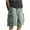 Olive Green, variant on ZQUUVOU Men's Cargo Shorts Solid Color Pockets Drawstring Elastic Waist Comfortable Shorts Black