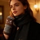 thumbnail image 4 of Guantes de punto sin dedos para mujer con diseño de empalme bordado | Guantes cálidos y modernos para uso informal | Talla única | 1 par, 4 of 4