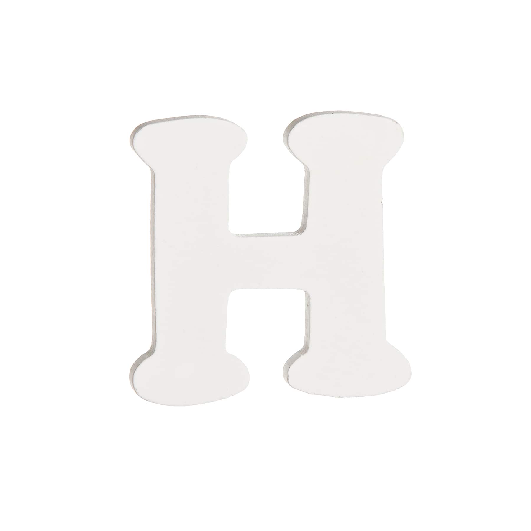 MICHAELS Bulk 12 Pack 2.5" White Wood Letter by Make Market®