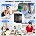 thumbnail image 6 of Deli Electric Pencil Sharpener, Automatic Pencil Sharpener, Office Supplies, Fast & Sharp, Compact Portable Design, 6.5–8mm Pencils, Black, 6 of 8