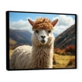 thumbnail image 2 of Designart "Alpacas Andean beauty" Animals Floater Framed Wall Decor, 2 of 7