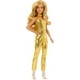 thumbnail image 5 of Barbie Fashionistas Doll #222, Petite Body Type with Blonde Wavy Hair, Golden Jumpsuit & Accessories, 65th Anniversary Collectible Fashion Doll, 5 of 5