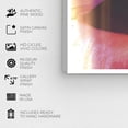 thumbnail image 5 of Wynwood Studio Fashion and Glam Modern Canvas Art - Open Mouth With Golden Heart, Wall Art for Living Room, Bedroom, and Bathroom, 36 in x 24, Gold and Pink Home Decor, 5 of 5