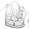thumbnail image 2 of Pequeño organizador acrílico YONGSHENG almacenamiento de cosméticos para tocador soporte de exhibición de brillo de labios en forma de corazón, 2 of 5