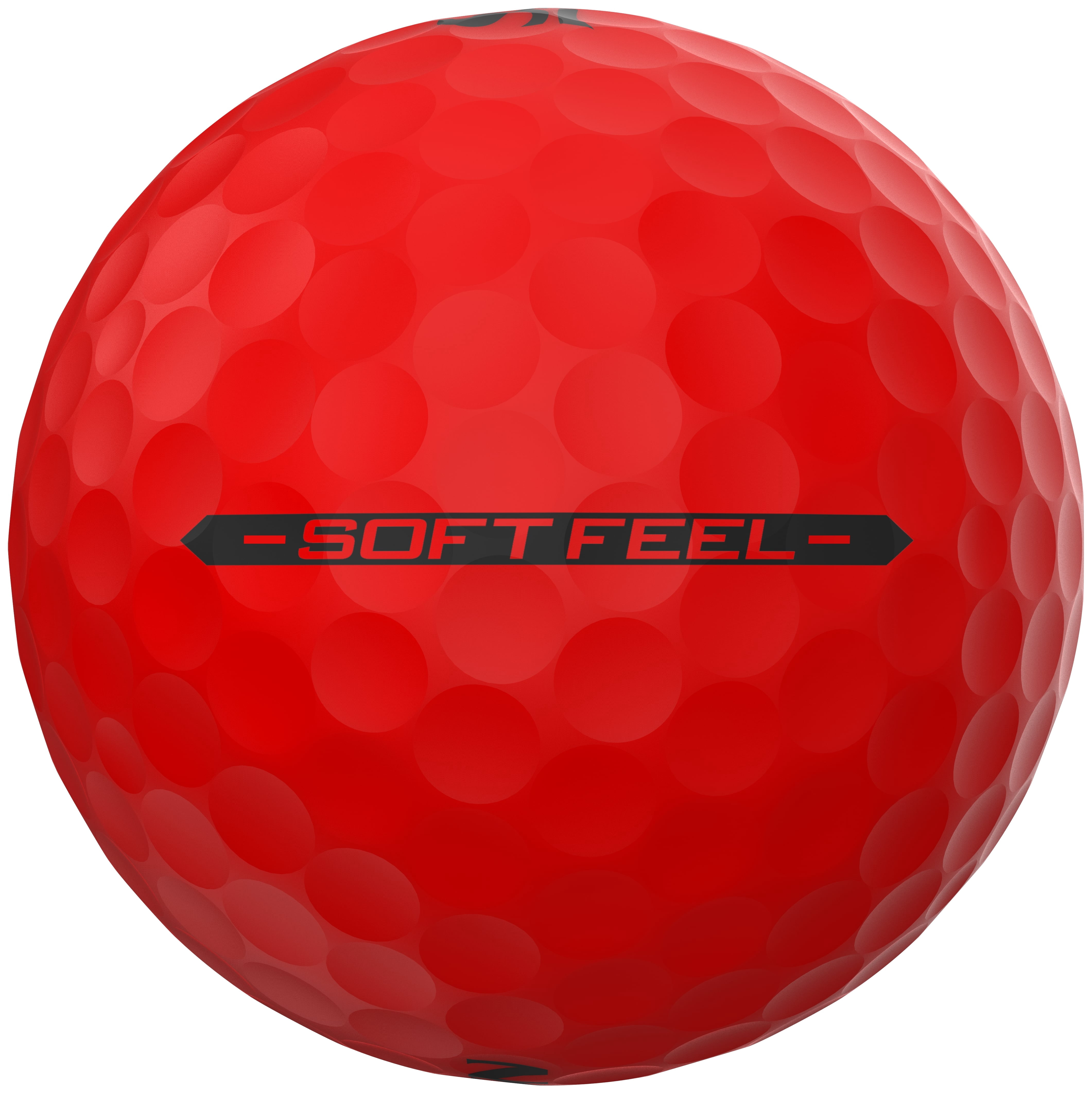 Srixon Soft Feel Brite Golf Balls 1-Dozen Red