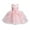 Pink, variant on Kiijoy Toddler Girls Gown Party Lace Sleeveless Prom Dress Wedding Princess Pageant Dress