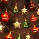 thumbnail image 5 of Luces de Navidad luces de vestir led coloridos colgantes de árboles de Navidad chapado estrellas luces decorativas de vacaciones JAMW Sencillez, 5 of 5