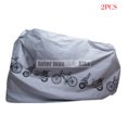 thumbnail image 1 of 2 Pieces PEVA Waterproof Bike Protector Mountain Bike Bicycle Cover Anti-Dust Rain UV Protection Cover, 1 of 4