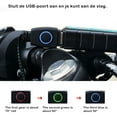 thumbnail image 3 of 1 Pair Cloth Electric Motorcycle Heated Grip USB Interface 3 Gear Button Control Winter Autumn Universal Warmer Accessories, 3 of 9