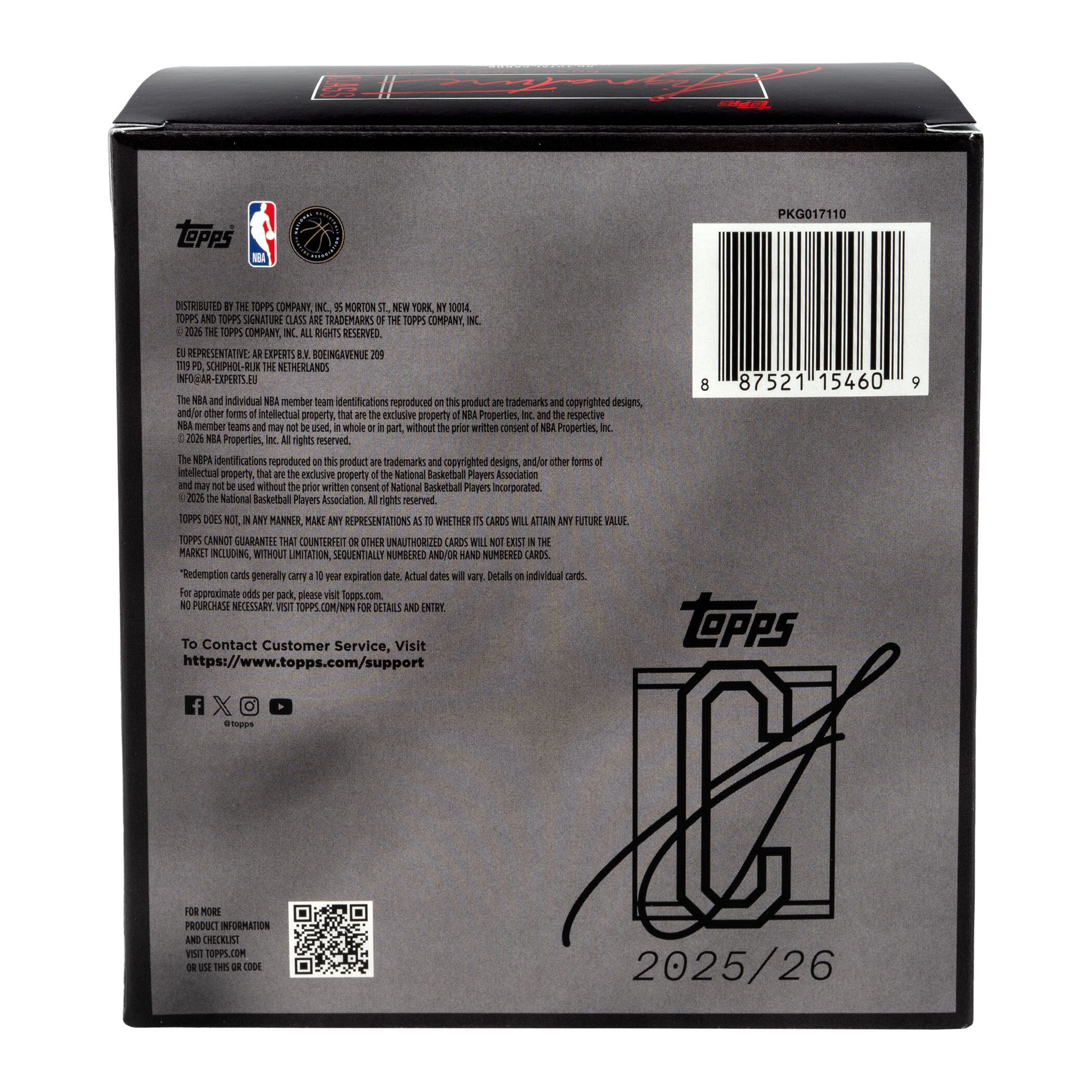2025-26 Topps Signature Class Basketball Trading Cards Mega Box