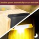 thumbnail image 3 of Paquete de 8 luces solares para patio, postes para cercas, luces con energía solar, iluminación exterior para escaleras, caminos y cubiertas, encendido/apagado automático, resistente al agua brillar Electrónica, 3 of 5