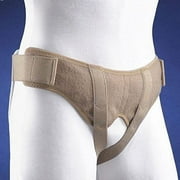 FLA Design Soft Form Orthopedic Hernia Belt Support Cotton Lining  Belt Large Beige