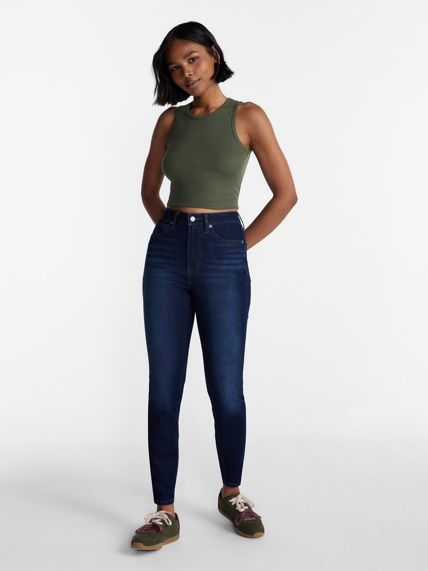 No Boundaries High Rise Skinny Jeans, 29" Inseam, Women's Sizes 00-20