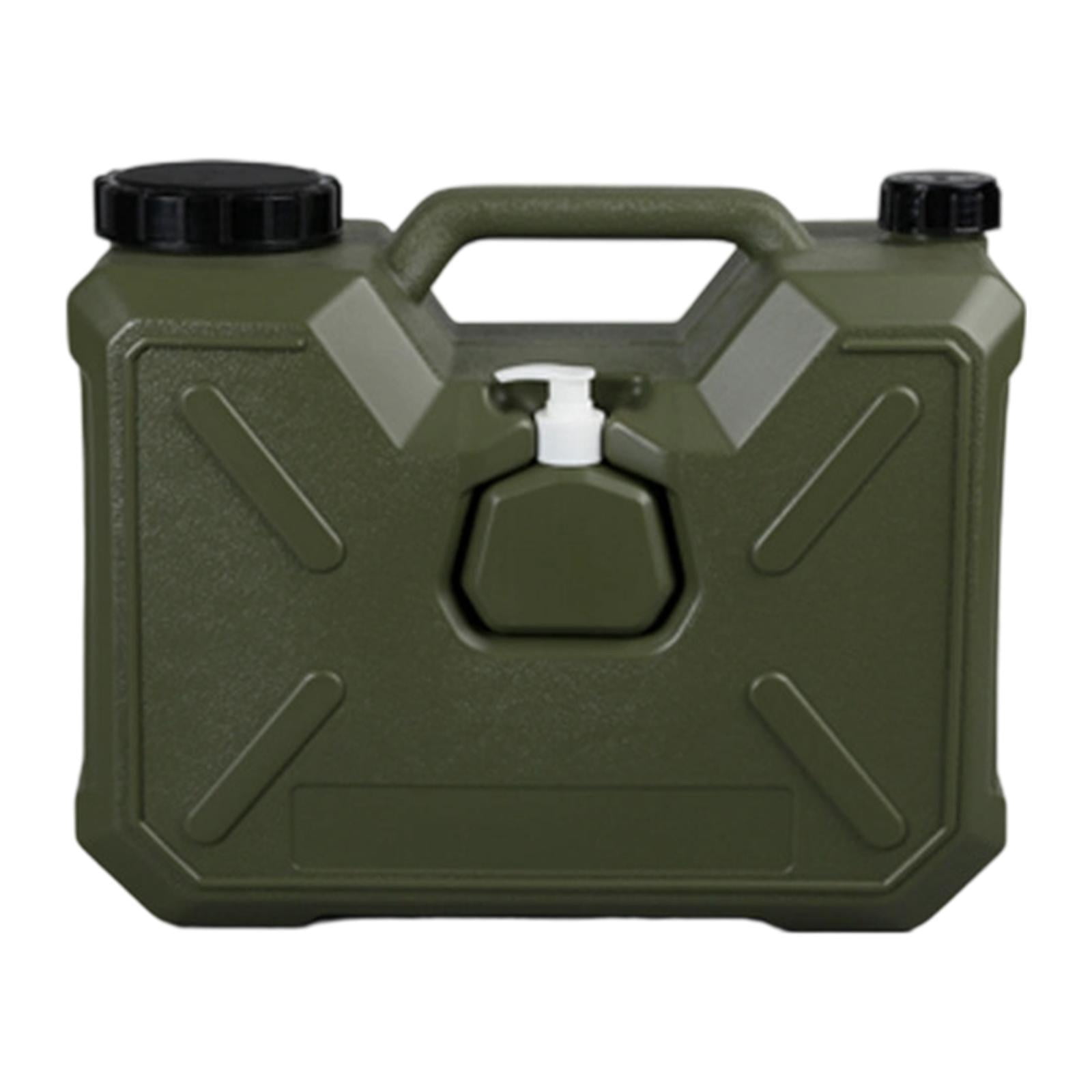 simhoa Water Container with Faucet Outdoor Camping Jug Multifunctional Portable Water Carrier Tank for RV Backpacking Picnic Camping 18L
