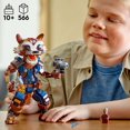thumbnail image 3 of LEGO Marvel Rocket & Baby Groot Minifigure, Guardians of the Galaxy Inspired Marvel Toy for Kids, Buildable Marvel Action Figure for Play and Display, Gift for Boys and Girls Ages 10 and Up, 76282, 3 of 6