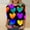 a46_Multicolor, variant on Vetsdori 3/4 Sleeve Tops for Women Gifts for Girlfriend Casual Pullover Valentines Heart Print Cute,Graphic Juniors T-Shirts Fashion