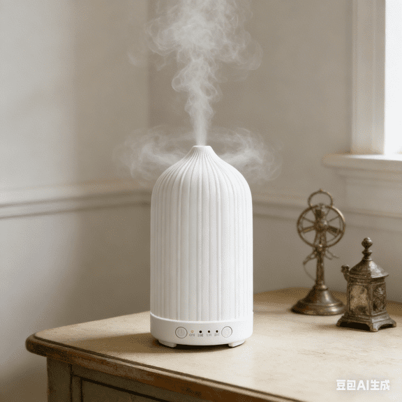 Bisitoy Essential Oil Diffuser, Ultrasonic Cool Mist Humidifier for Bedroom Office Home Yoga Spa Living Room Desk