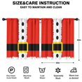 thumbnail image 2 of Blackout Kids Curtains,Red Christmas Santa Costume Pattern Childrens Insulated Curtains Set Of 2,Bedroom Essentials,Toddler Room Decor 52"x63", 2 of 5