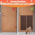 thumbnail image 3 of Protector para rasguños de perro para puerta xin partner 25 x 381 cm color café, 3 of 7