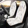 thumbnail image 2 of ABPHQTO Juego de 2 fundas para asientos de coche, protector universal para asientos delanteros de coche, piedra de mármol abstracto, apto para coche, SUV, sedán, camión, 2 of 3