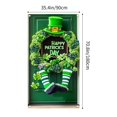thumbnail image 3 of Meggemo St Patrick's Day Door Curtain Polyester Fabric Large Party Decoration For Room Garden Wall Background Banner Indoor Outdoor Holiday Celebrations Festive Decor, 3 of 6